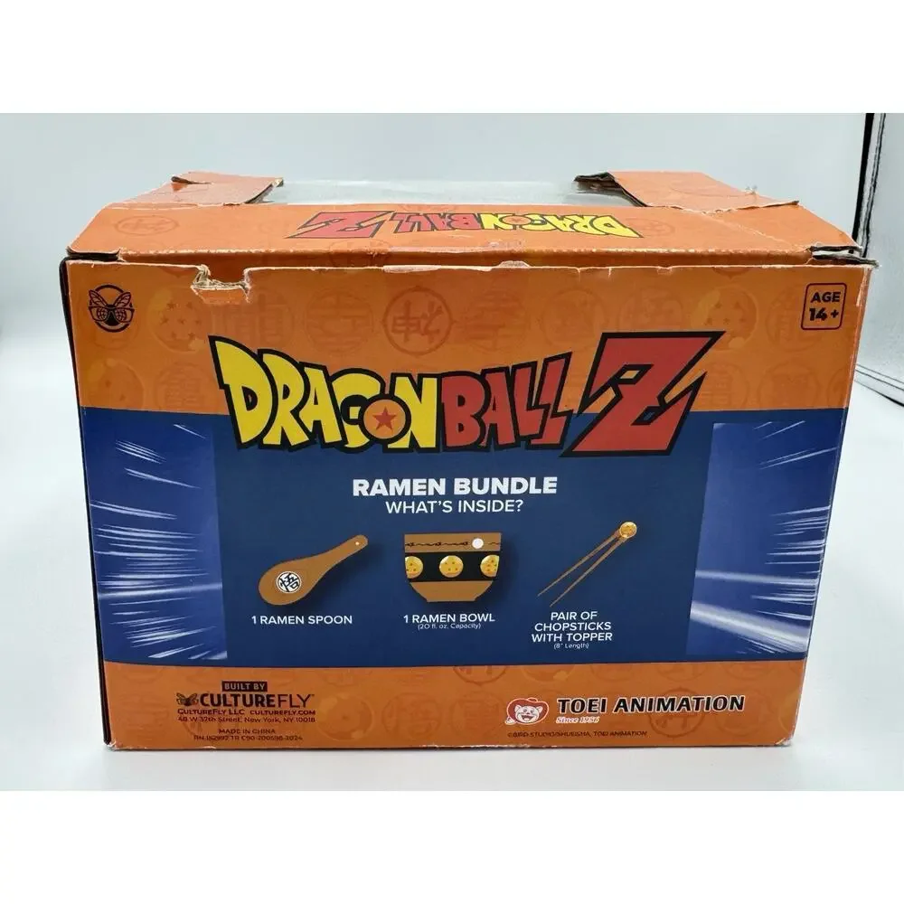 Dragon Ball Z Ramen Noodle Bundle with Bowl, Spoon, & Chopsticks